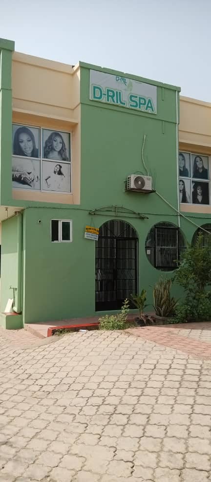 D-Ril Spa storefront on Okunola Abbas Street