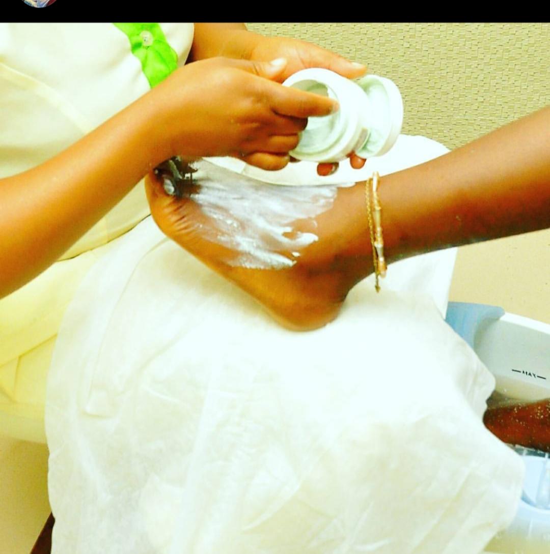 Luxury pedicure treatment at D-Ril Spa